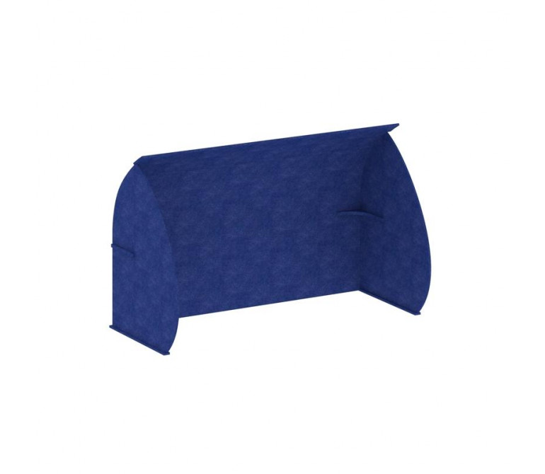 Акустикс Кабина настольная скругленная на стол L800 VE.KB2-98.8 AK08 Королевский Синий 980*800*1000