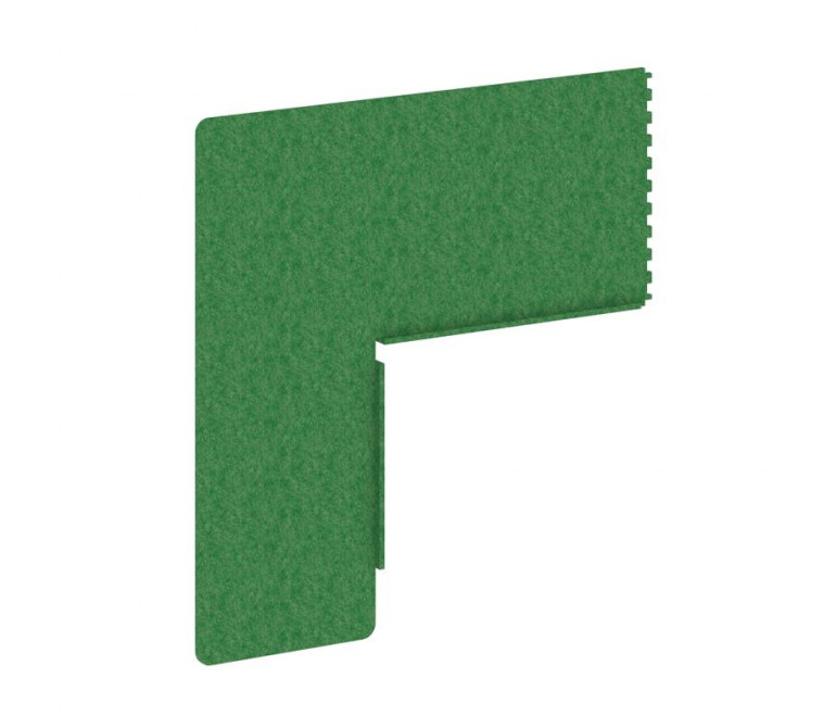 Акустикс Боковая панель-ширма для стола глубиной 800 VE.PBS2-507 AK16 Зеленый Луг H=500