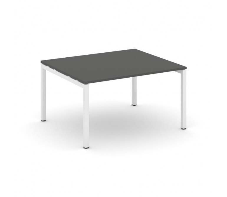 Стайл Проджект Стол переговорный SN-5P.SPRG-034.3 Антрацит NEW/Металл Белый 1580*1180*750