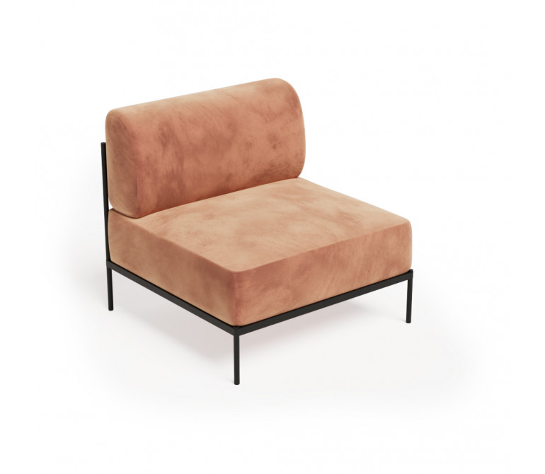 Рио Модуль 1М РСЕ-01 Velvet Lux 14/Металл Черный 810*810*770