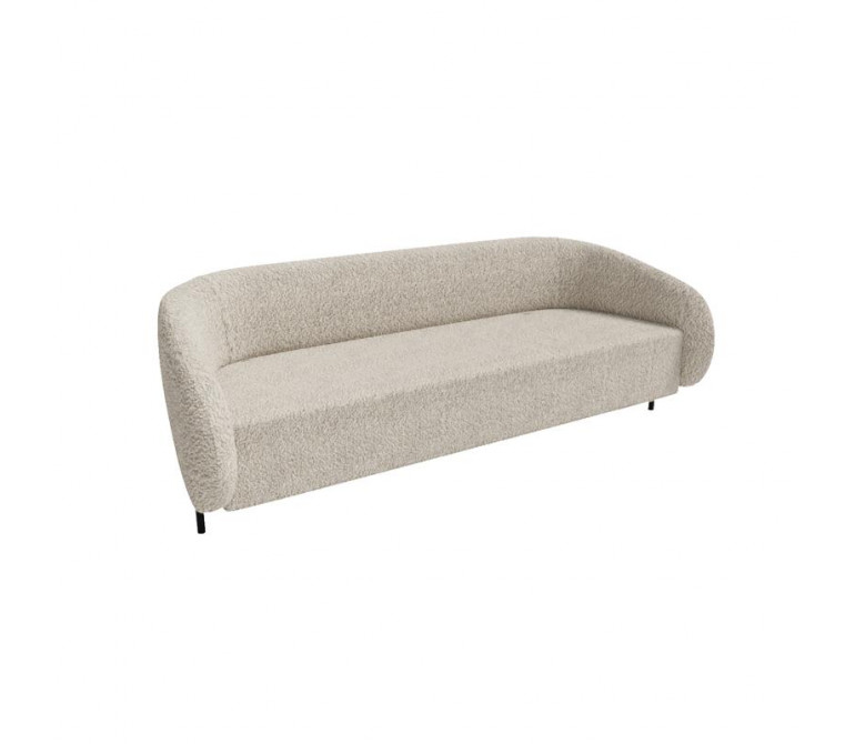 Белт Диван трёхместный BLT-3 Merino 002/Металл Черный 2210*850*730