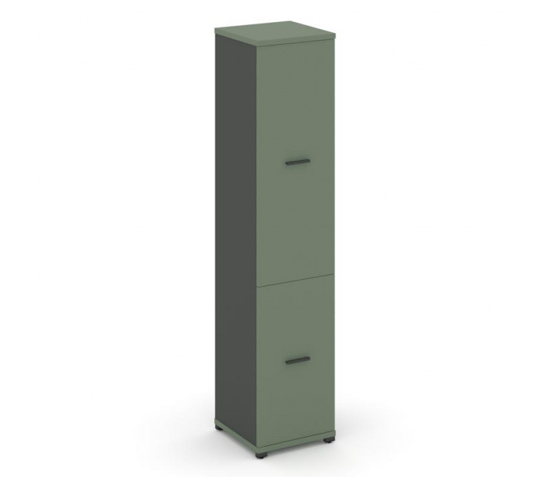 Концепт Шкаф 1 узкая секция, 5 ниш CN.STU-512 A Кобо/Антрацит NEW/Металл Антрацит 420*420*1922