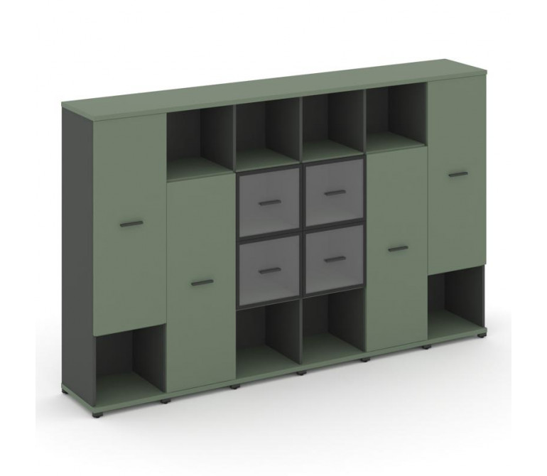 Концепт Набор №461.U CN.STUN-461 RPB A Кобо/Антрацит NEW/Металл Антрацит 2500*420*1922