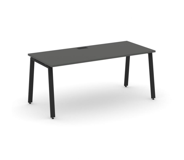 Стайл Проджект Директ Стол письменный SN-6A.SR-015.M Антрацит NEW/Металл Черный/Заглушка Металл Черн
