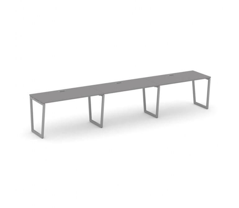 Стайл Проджект Рабочая станция односторонняя SN-4T2.ORS-053 Серый Пепел/Металл Серый/Заглушка Пласти