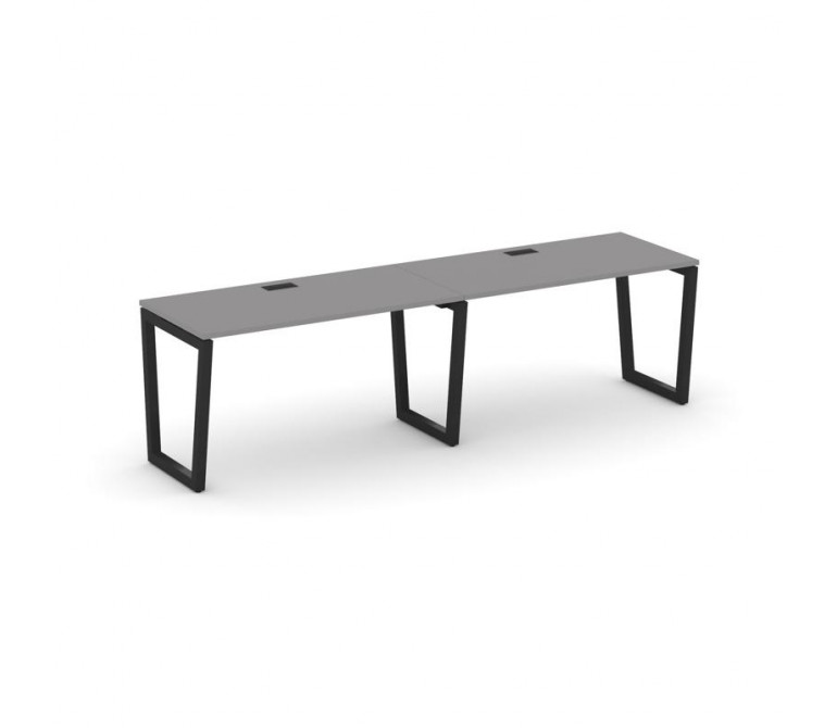 Стайл Проджект Рабочая станция односторонняя SN-5T2.ORS-013 Серый Пепел/Металл Черный/Заглушка Пласт
