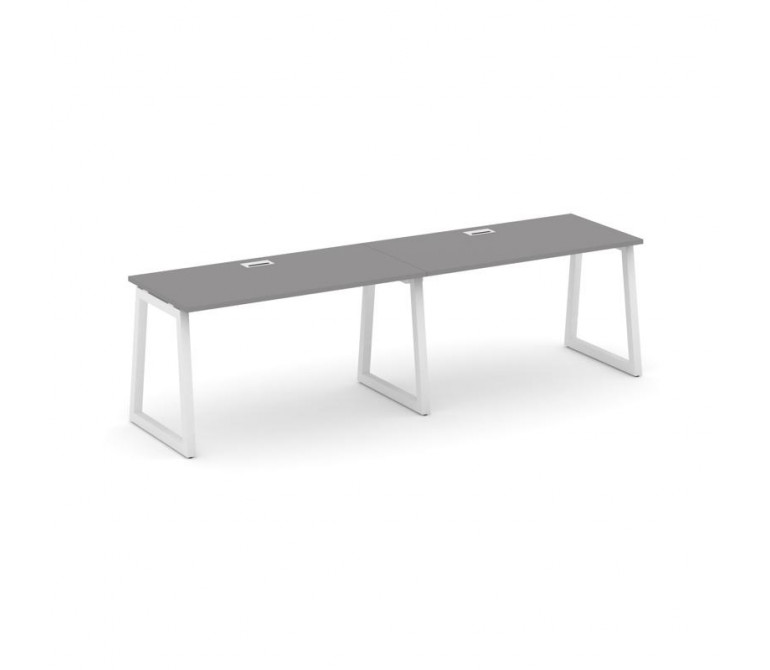 Стайл Проджект Рабочая станция односторонняя SN-5T1.ORS-013 Серый Пепел/Металл Белый/Заглушка Пласти
