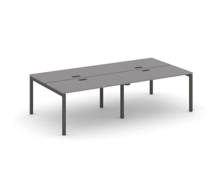 Стайл Проджект Рабочая станция двухсторонняя SN-5P.DRS-031 Серый Пепел/Металл Антрацит 1960*1232*750