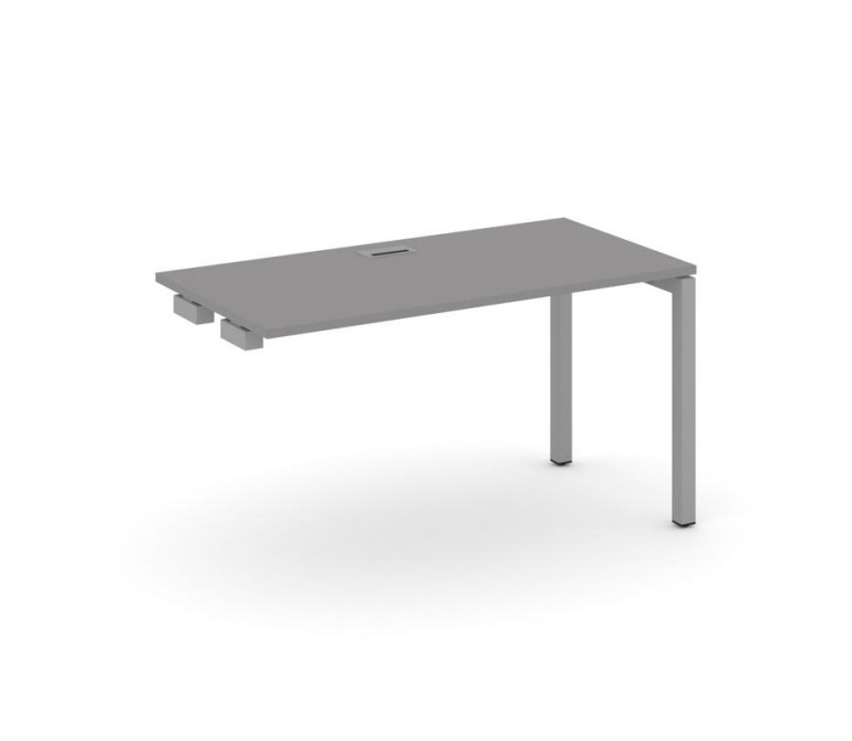 Стайл Проджект Стол приставка к опорным элементам SN-5P.OPRS-004 Серый Пепел/Металл Серый 1580*600*7