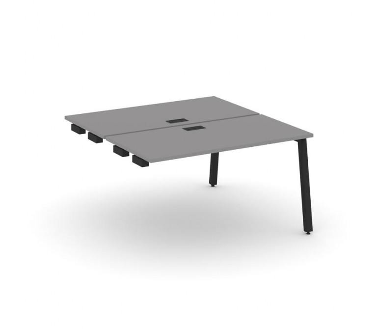 Стайл Проджект Стол приставка к опорным элементам SN-5A.DPRS-021 Серый Пепел/Металл Черный 980*1632*