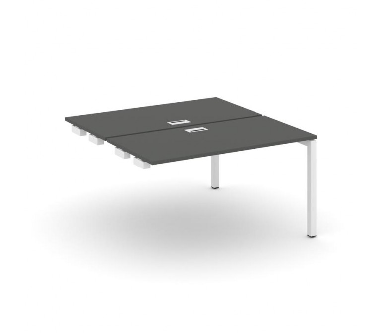 Стайл Проджект Стол-приставка к опор. элем. SN-5P.DPRS-004 Антрацит NEW/Металл Белый 1580*1232*750