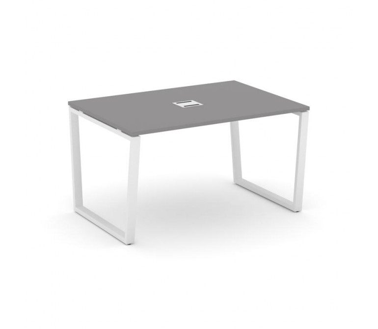 Стайл Проджект Стол переговорный SN-6T2.SPRG-002 Серый Пепел/Металл Белый/Заглушка Металл Белый 1180