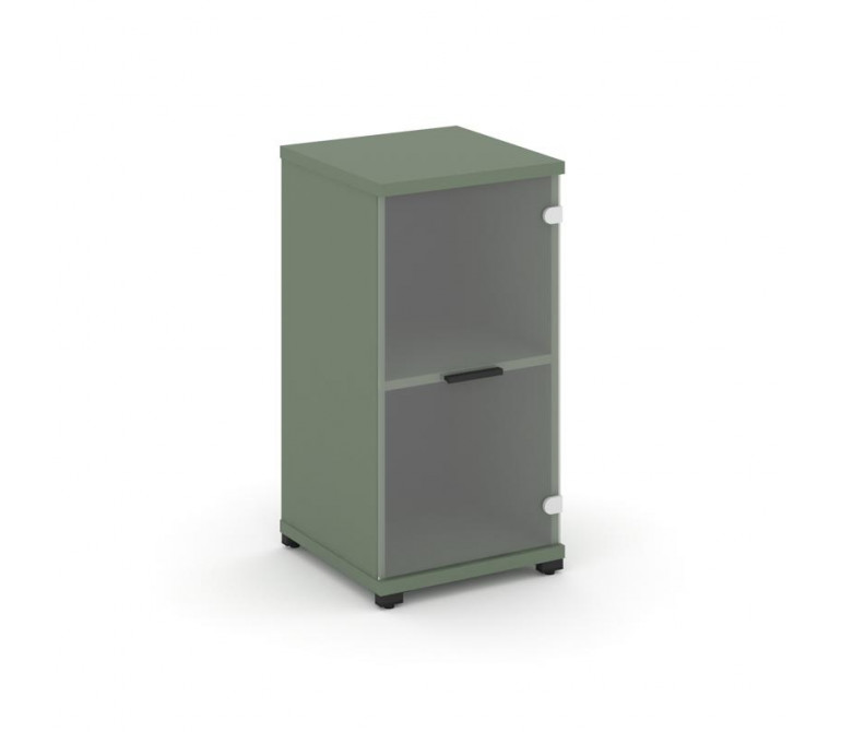 Концепт Шкаф 1 узкая секция, 2 ниши CN.STU.E-213 SP B Кобо NEW/Металл Черный/Прозрачный 420*420*818