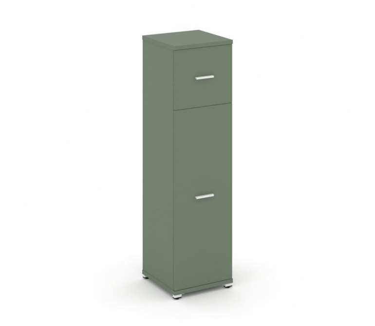 Концепт Шкаф 1 узкая секция, 4 ниши CN.STU-414 W Кобо NEW/Металл Белый 420*420*1554