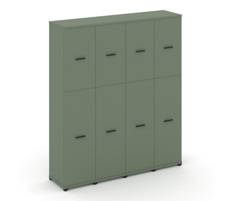 Концепт Шкаф 4 узкие секции, 5 ниш CN.STU-545 B Кобо NEW/Металл Черный 1668*420*1922