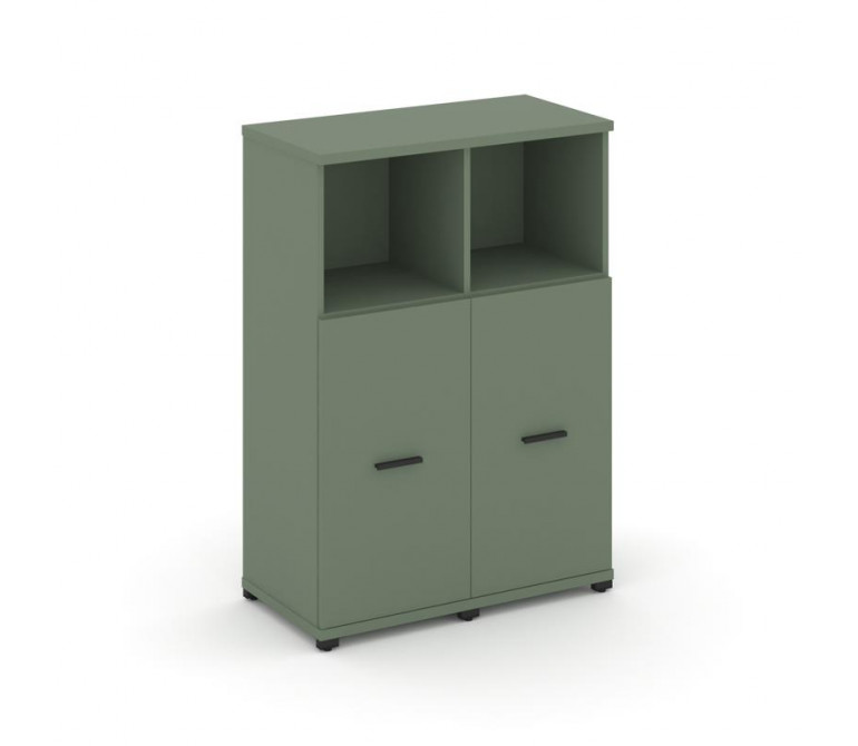 Концепт Шкаф 2 узкие секции, 3 ниши CN.STU-323 B Кобо NEW/Металл Черный 836*420*1186