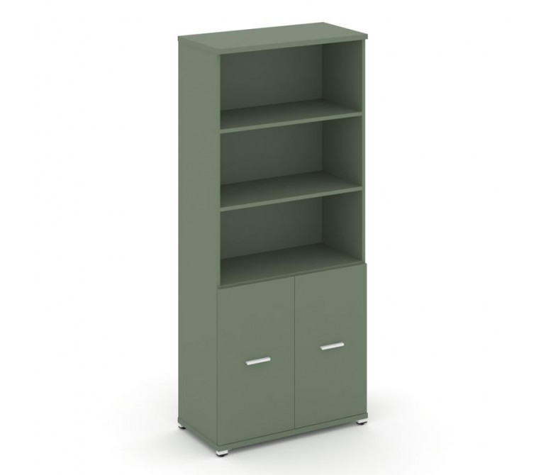 Концепт Шкаф 1 широкая секция, 5 ниш CN.STS-511 W Кобо NEW/Металл Белый 836*420*1922
