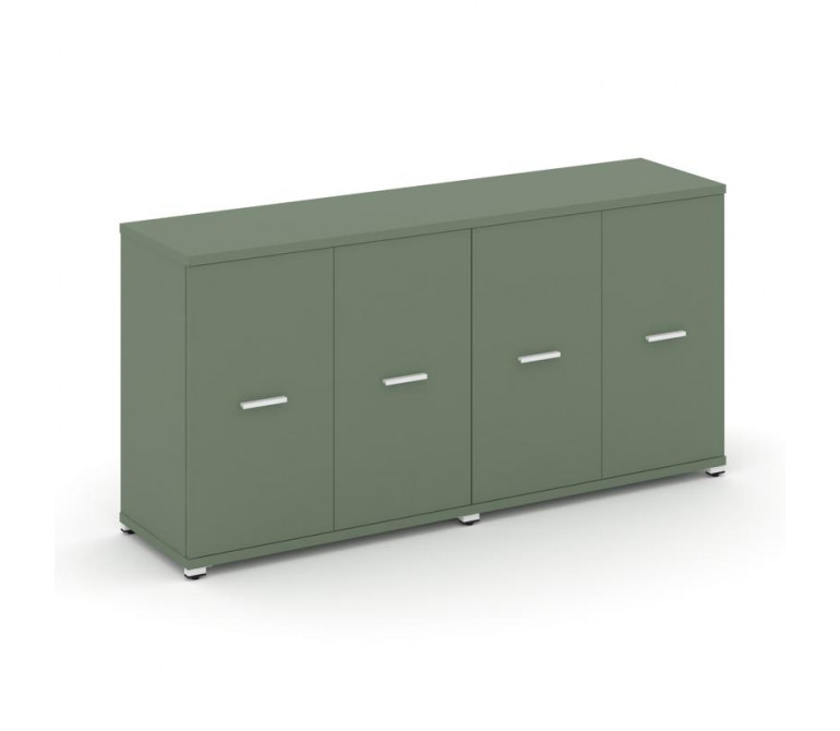 Концепт Шкаф 2 широкие секции, 2 нишии CN.STS-223 W Кобо NEW/Металл Белый 1668*420*818