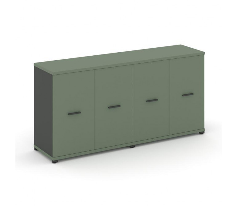 Концепт Шкаф 2 широкие секции, 2 нишии CN.STS-223 A Кобо NEW/Антрацит NEW/Металл Антрацит 1668*420*8