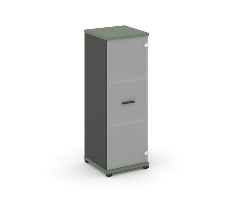 Концепт Шкаф 1 узкая секция, 3 ниши CN.STU.E-316 SM A Кобо NEW/Антрацит NEW/Металл Антрацит/Сатин 42