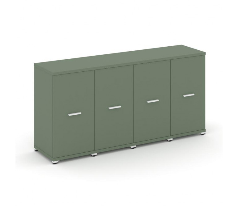 Концепт Шкаф 4 узкие секции, 2 ниши CN.STU-243 W Кобо NEW/Металл Белый 1668*420*818