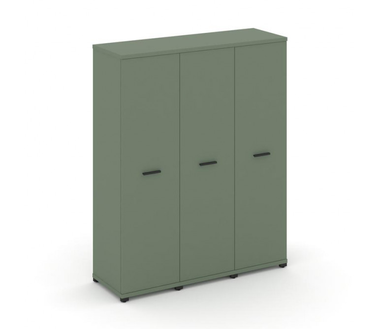 Концепт Шкаф 3 узкие секции, 4 ниши CN.STU-436 B Кобо NEW/Металл Черный 1252*420*1554
