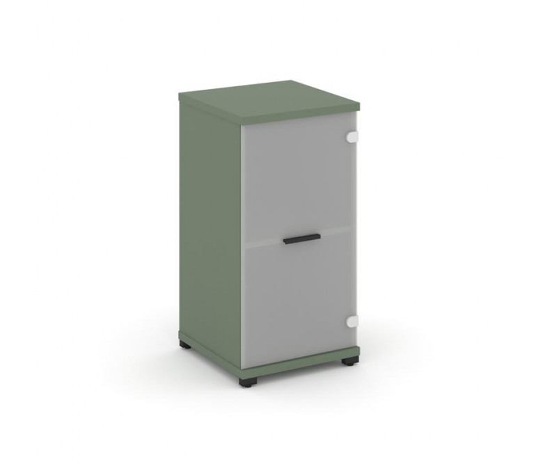 Концепт Шкаф 1 узкая секция, 2 ниши CN.STU.E-213 SM B Кобо NEW/Металл Черный/Сатин 420*420*818