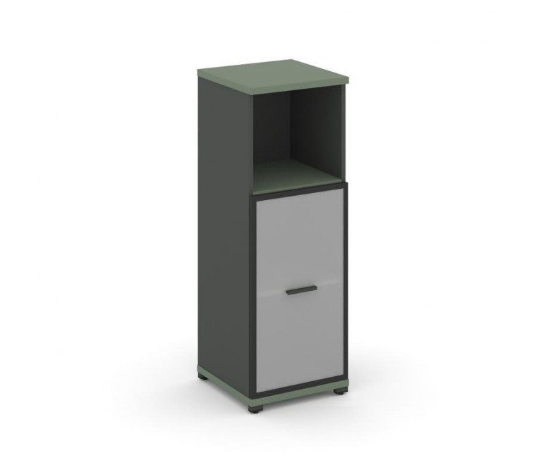 Концепт Шкаф 1 узкая секция, 3 ниши CN.STU.E-313 RMB A Кобо NEW/Антрацит NEW/Металл Антрацит/Сатин 4