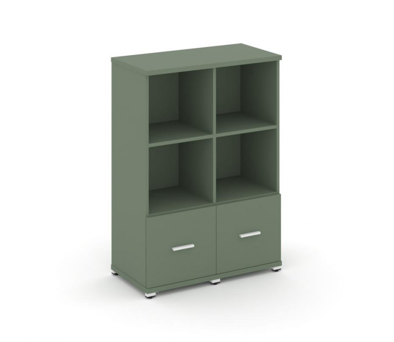 Концепт Шкаф 2 узкие секции, 3 ниши CN.STU-321 W Кобо NEW/Металл Белый 836*420*1186