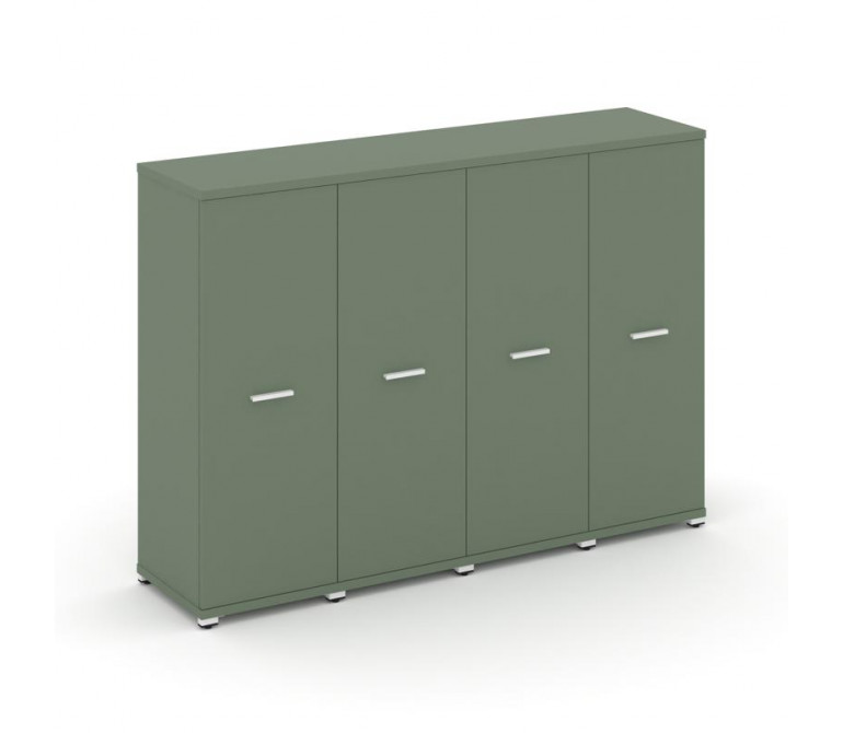 Концепт Шкаф 4 узкие секции, 3 ниши CN.STU-346 W Кобо NEW/Металл Белый 1668*420*1186
