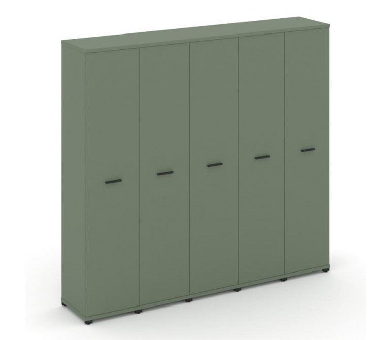 Концепт Шкаф 5 узких секций, 5 ниш CN.STU-558 B Кобо NEW/Металл Черный 2084*420*1922
