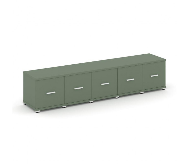 Концепт Шкаф 5 узких секций, 1 ниша CN.STU-153 W Кобо NEW/Металл Белый 2084*420*450