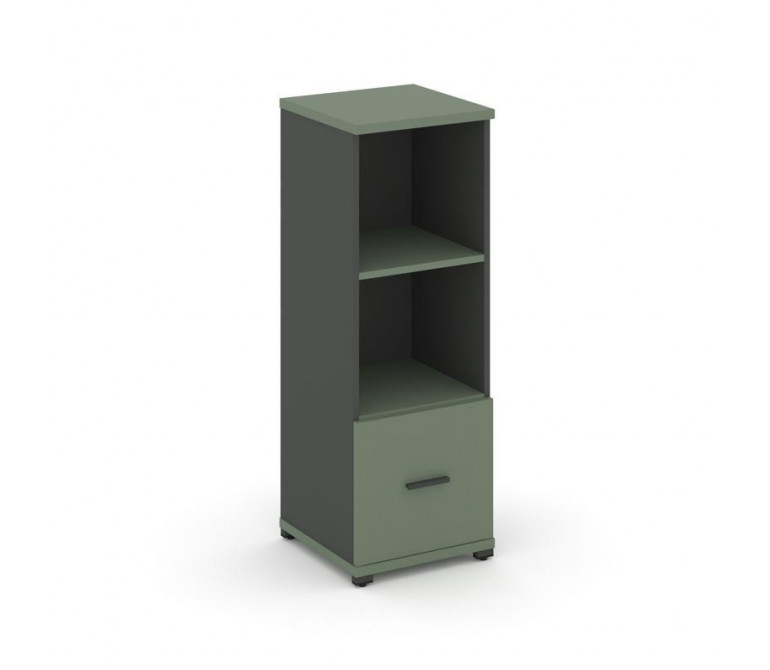 Концепт Шкаф 1 узкая секция, 3 ниши CN.STU-311 A Кобо NEW/Антрацит NEW/Металл Антрацит 420*420*1186