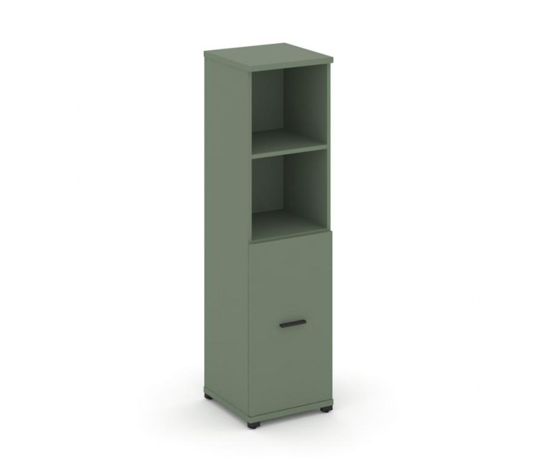 Концепт Шкаф 1 узкая секция, 4 ниши CN.STU-411 B Кобо NEW/Металл Черный 420*420*1554