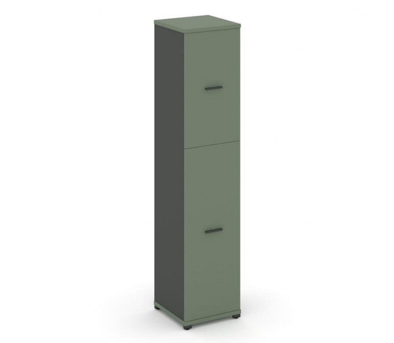 Концепт Шкаф 1 узкая секция, 5 ниш CN.STU-515 A Кобо NEW/Антрацит NEW/Металл Антрацит 420*420*1922