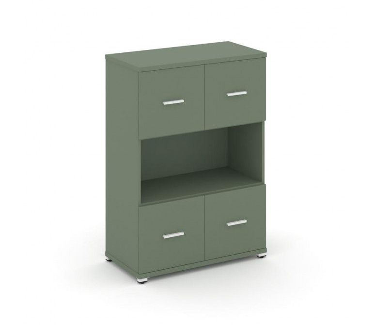 Концепт Шкаф 1 широкая секция, 3 ниши CN.STS-315 W Кобо NEW/Металл Белый 836*420*1186