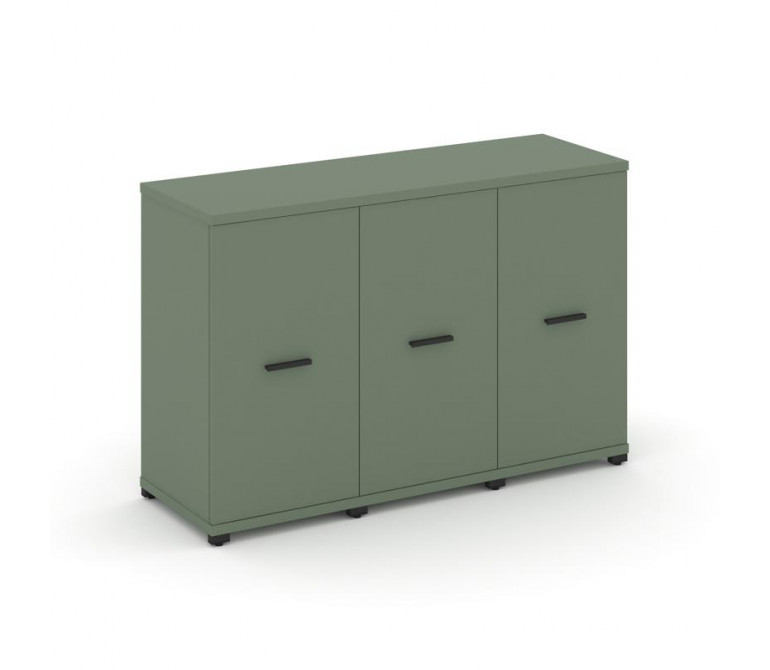 Концепт Шкаф 3 узкие секции, 2 ниши CN.STU-233 B Кобо NEW/Металл Черный 1252*420*818