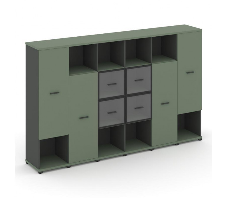 Концепт Набор №461.U CN.STUN-461 RPB A Кобо NEW/Антрацит NEW/Металл Антрацит 2500*420*1922