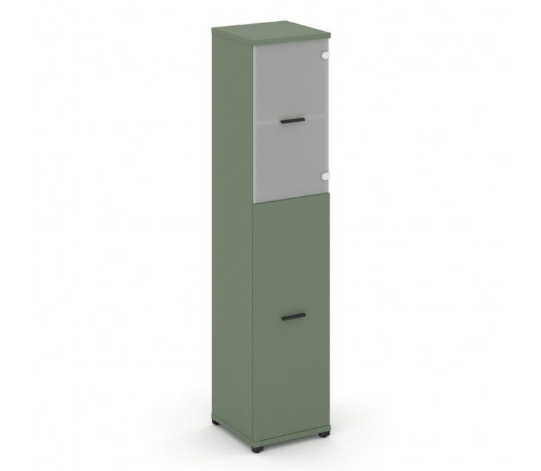 Концепт Шкаф 1 узкая секция, 5 ниш CN.STU.E-515 SM B Кобо NEW/Металл Черный/Сатин 420*420*1922