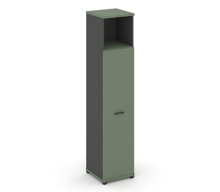 Концепт Шкаф 1 узкая секция, 5 ниш CN.STU-516 A Кобо NEW/Антрацит NEW/Металл Антрацит 420*420*1922